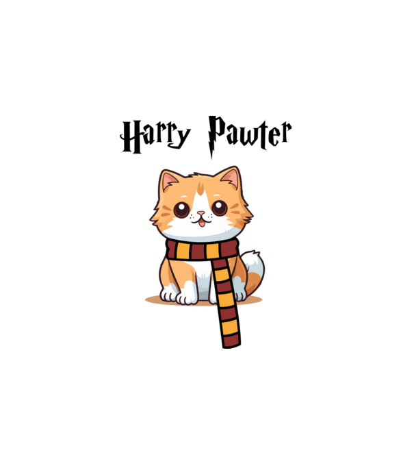 Harry Pawter minta fehér pólón