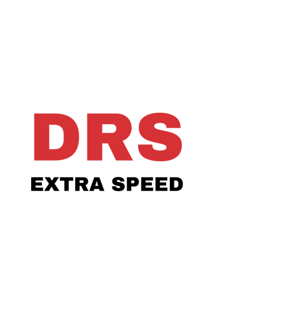 DRS Extra Speed minta fekete pólón