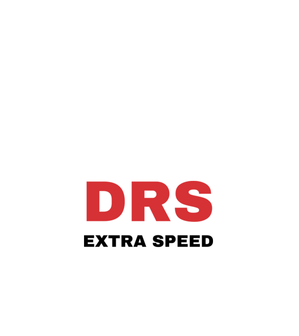 DRS Extra Speed minta fehér pólón