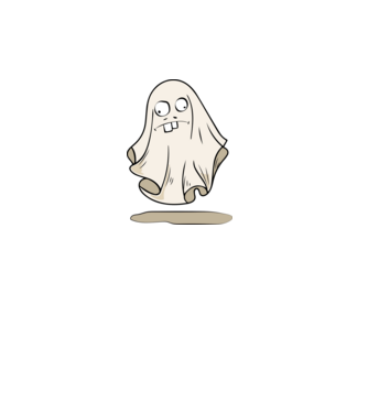 bolondos szellem halloween minta minta fekete pólón