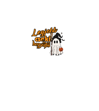 Legjobb csokigyűjtő halloween pólóminta minta piros pólón