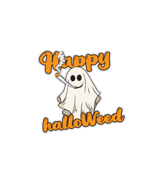 happy halloweed, halloween minta minta fehér pólón