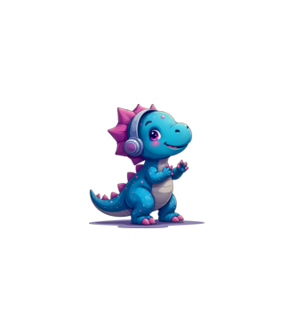 Dino, dinoszaurusz minta fehér pólón