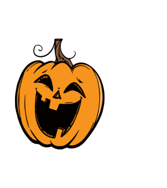 halloween tök, halloween minta minta fehér pólón