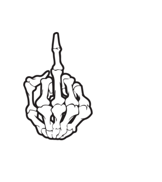 fuck off k@pd beee minta fekete pólón