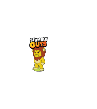 Stumble guys minta sötétkék pólón