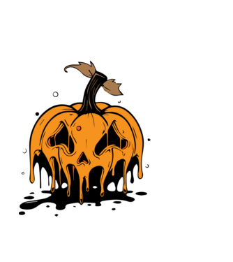 Horro tök halloween pólóminta minta piros pólón
