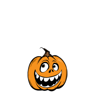 Halloween faragott tök póló minta minta narancssárga pólón