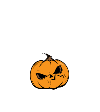 halloween tök, halloween minta minta fehér pólón