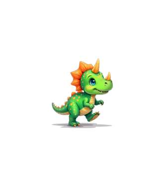 Dino, dinoszaurusz minta fekete pólón