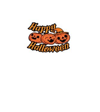Happy Halloween - pólóminta minta piros pólón