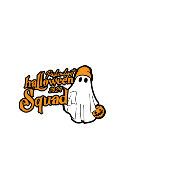 Páskomliget halloween Squad 001 minta piros pólón