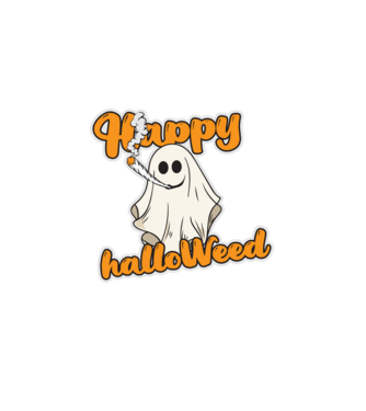 happy halloweed, halloween minta minta fekete pólón