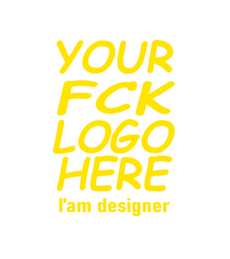 Your logo here minta fehér pólón
