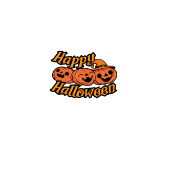 Happy Halloween - pólóminta minta fekete pólón