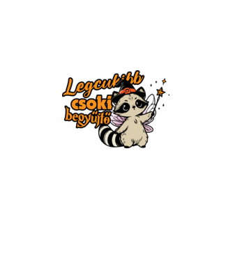 Legcukibb csokigyűjtő halloween pólóminta minta fekete pólón
