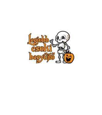 Legjobb csoki begyűjtő halloween pólóminta minta fekete pólón