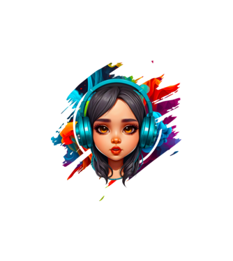 Gamer lány minta homokszín pólón