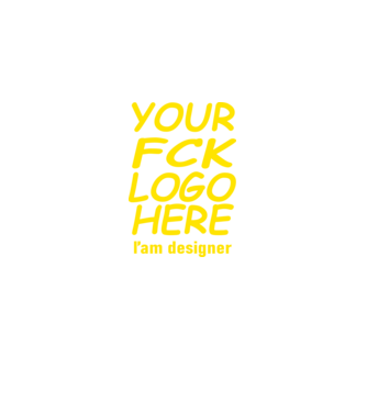 Your logo here minta fekete pólón