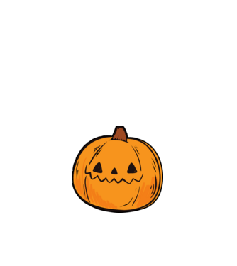 halloween tök, halloween minta minta fehér pólón