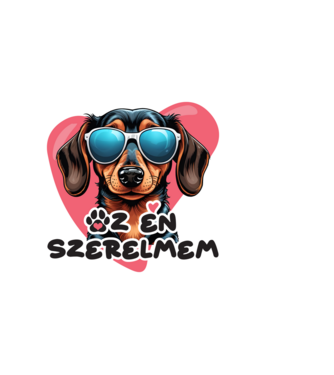 Tacsi az én szerelmem - Valentin nap minta homokszín pólón