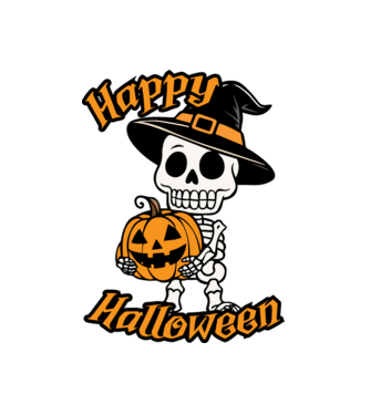Happy Halloween - pólóminta minta fehér pólón
