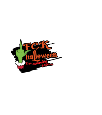 FCK halloween pólóminta minta fekete pólón