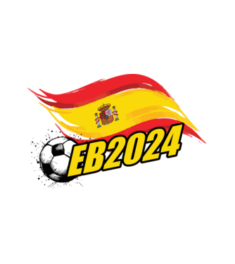 EB Spanyolország minta fehér pólón