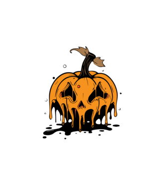 Horro tök halloween pólóminta minta fehér pólón
