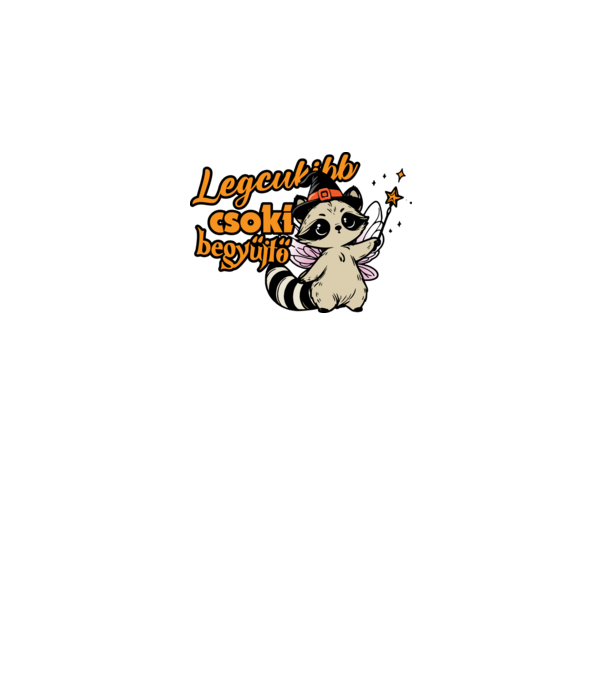 Legcukibb csokigyűjtő halloween pólóminta minta sötétszürke pólón