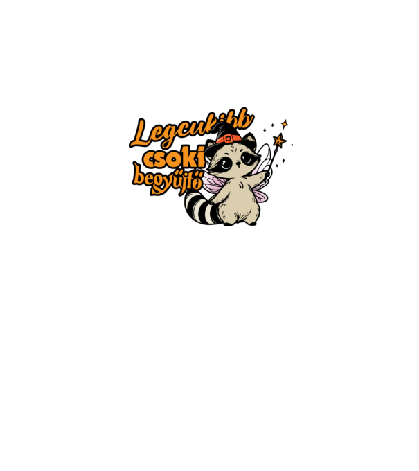 Legcukibb csokigyűjtő halloween pólóminta minta piros pólón