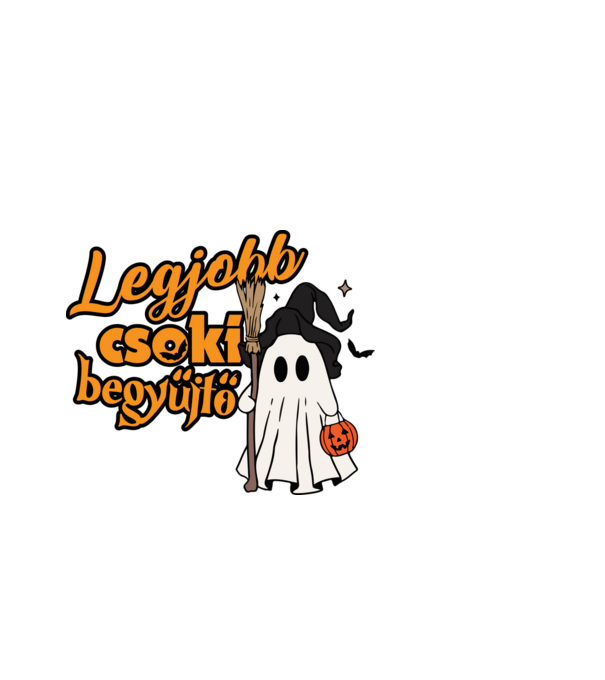 Legjobb csokigyűjtő halloween pólóminta minta piros pólón