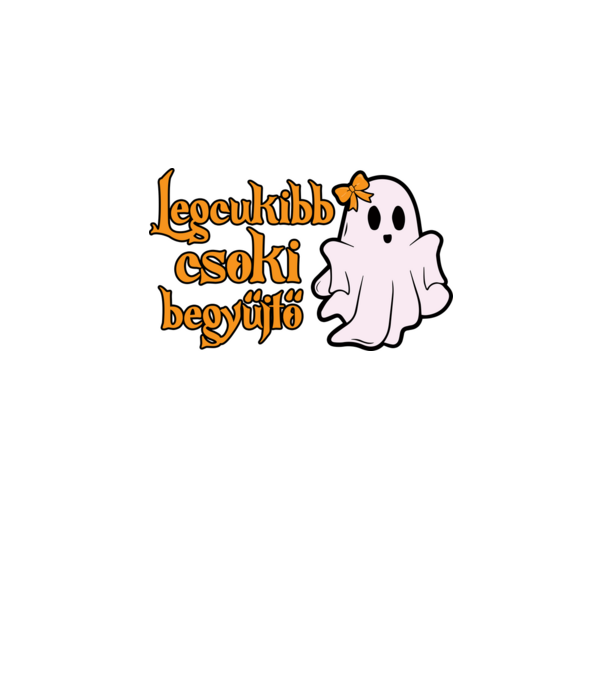 Legcukibb csoki begyűjtő halloween pólóminta minta fekete pólón