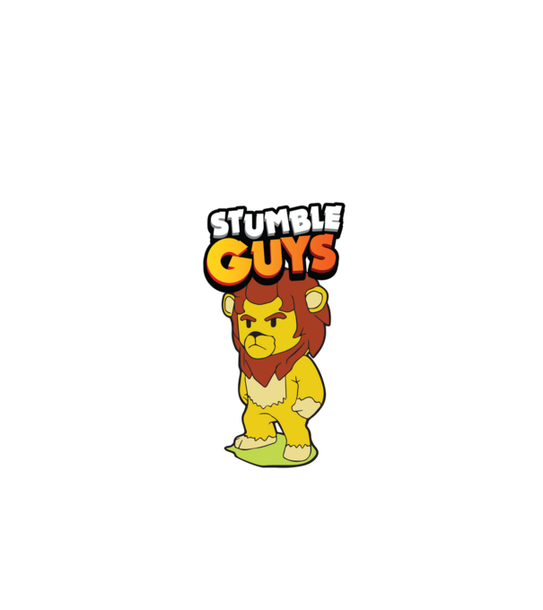 Stumble guys minta fekete pólón