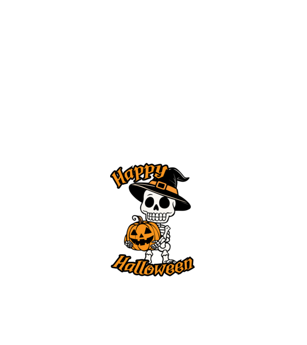 Happy Halloween - pólóminta minta fehér pólón