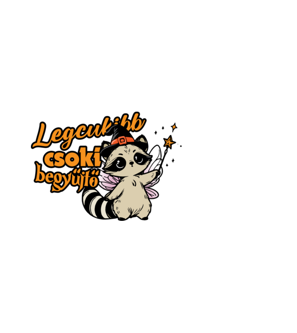 Legcukibb csokigyűjtő halloween pólóminta minta fekete pólón