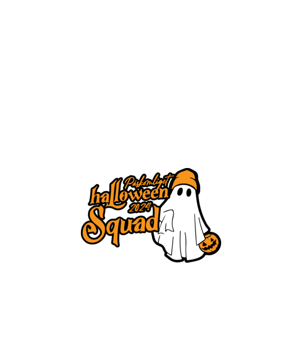 Páskomliget halloween Squad 001 minta narancssárga pólón