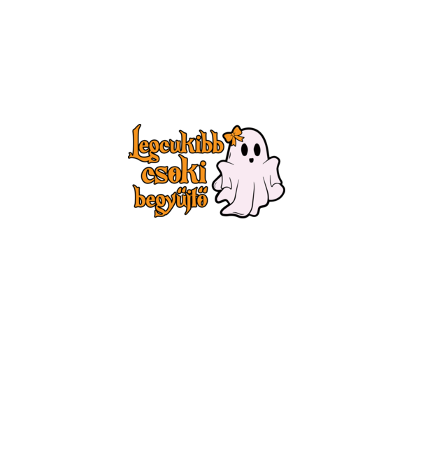 Legcukibb csoki begyűjtő halloween pólóminta minta fekete pólón