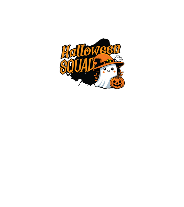 Happy Halloween - pólóminta minta narancssárga pólón