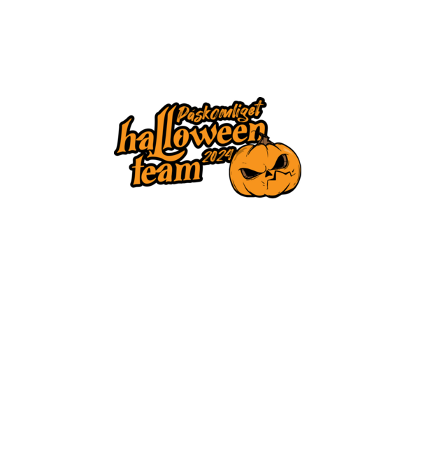 Páskomliget halloween team 002 minta rózsaszín pólón