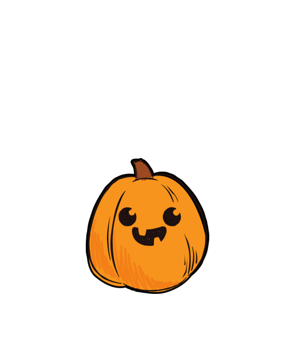 halloween tök, halloween minta minta fehér pólón