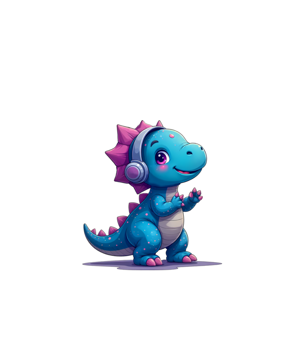 Dino, dinoszaurusz minta fehér pólón