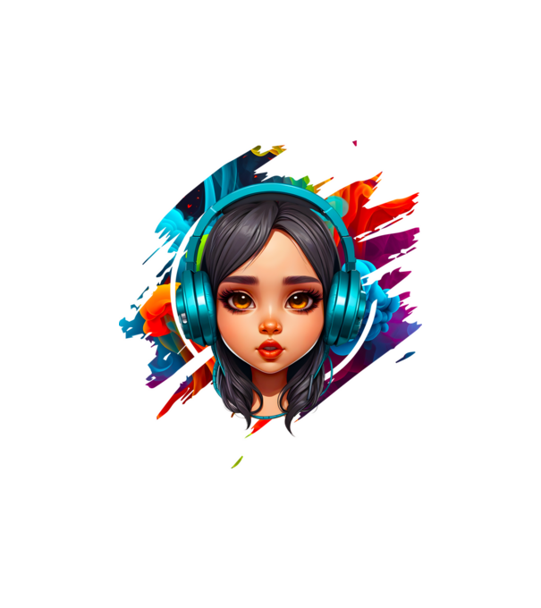 Gamer lány minta homokszín pólón