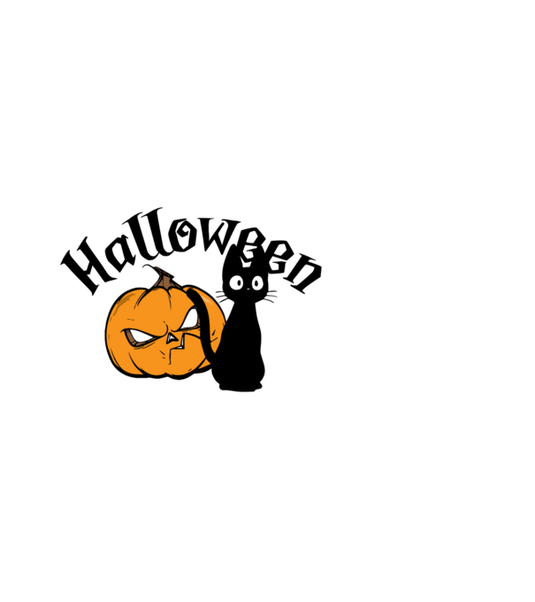 happy halloween minta fehér pólón