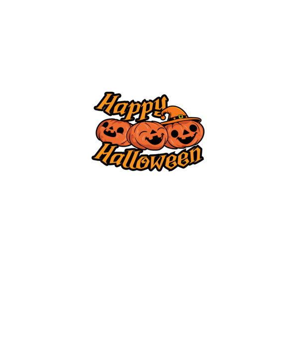 Happy Halloween - pólóminta minta piros pólón