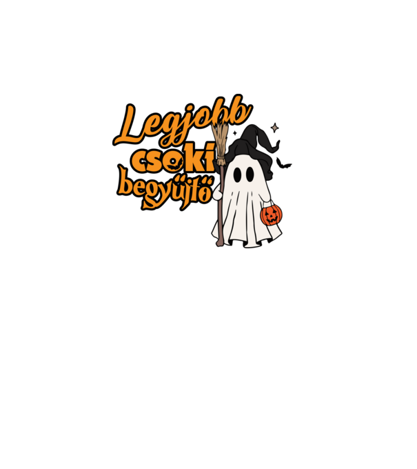 Legjobb csokigyűjtő halloween pólóminta minta piros pólón