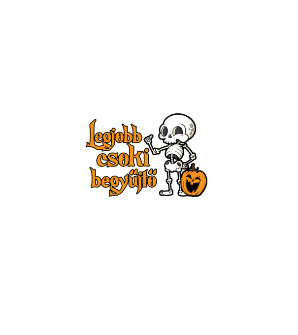 Legjobb csoki begyűjtő halloween pólóminta minta farmerkék pólón