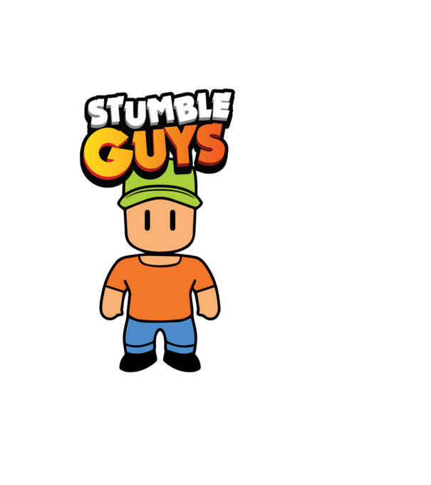Stumble guys minta fekete pólón