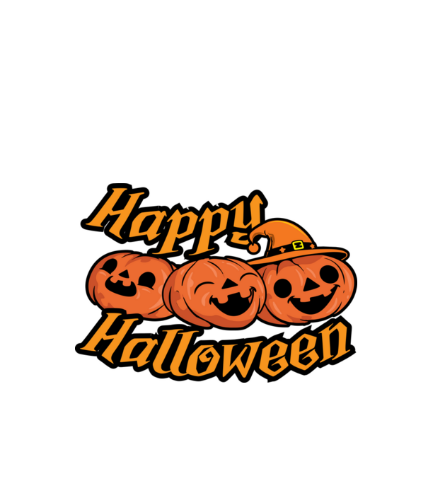 Happy Halloween - pólóminta minta piros pólón