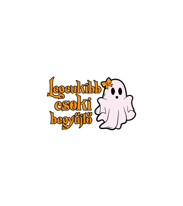 Legcukibb csoki begyűjtő halloween pólóminta minta fekete pólón